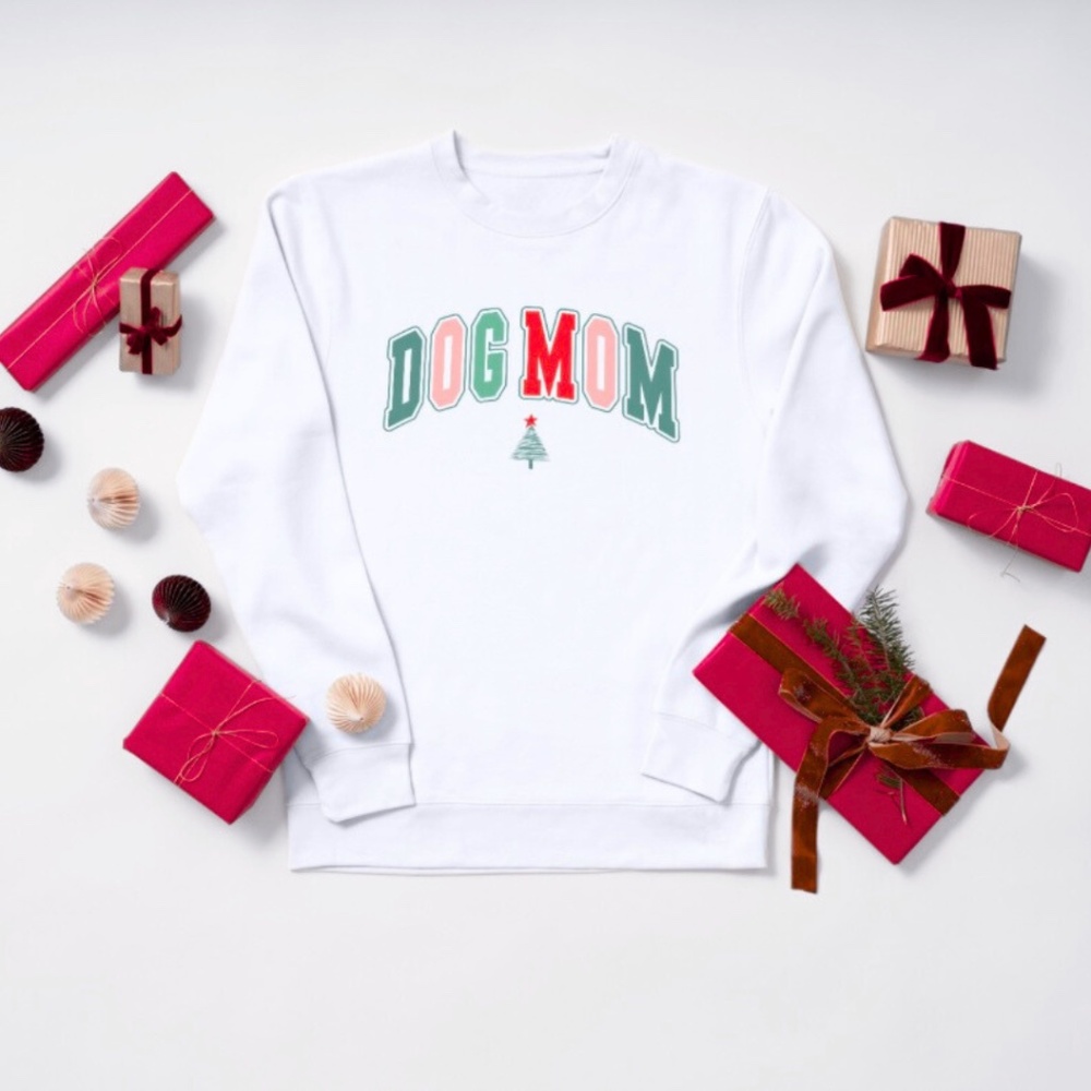 Dog Mom Holiday Sweatshirt